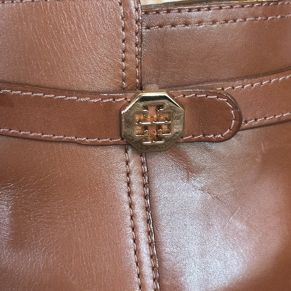 Tory Burch Leather Ankle Boots Sz 8 - Picture 3 of 13